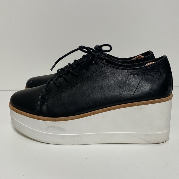 Steve Madden Kimber Platform Oxford Leather Shoes - Picture 6 of 15